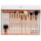 Wholesale - 12pc ROSE GOLD MAKEUP BRUSH SET C/P 24, UPC: 769898075148